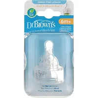 Dr. Brown's Natural Flow Silicone Nipples 330-CH - 2 Pcs, 6M+-thumb4