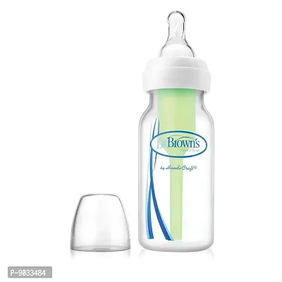 Dr. Brown's Natural Flow Standard Neck Bottle with Level 2 Sta (Pack of 1, Multicolor)