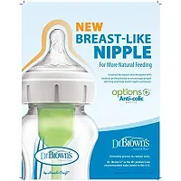 Dr. Brown's Options+ Wide Neck Baby Bottle Nipple (Pack Of 2, White)-thumb3