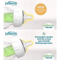 Dr. Brown's Options+ Wide Neck Baby Bottle Nipple (Pack Of 2, White)-thumb4