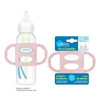 Dr. Brown's 100% Silicone Standard-Neck Baby Bottle Handle, Pink-thumb1