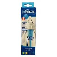 Dr. Brown's Natural Flow Standard Neck Feeding Bottle (Pack of 2, White)-thumb3