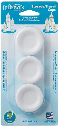 Dr. Brown's Natural Flow Standard Storage Travel Caps Replacement, 3 Count-thumb1