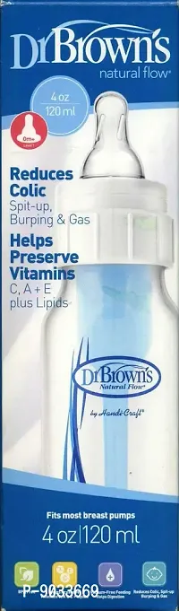 DrBrown's Natural Flow 4 oz Feeding Bottle - Pack of 1, 120ml