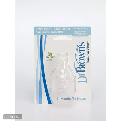 Dr. Brown's 6 Pack Natural Flow Level 4 Standard Nipple-thumb0