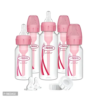 Dr. Brown's Options Feeding Bottles Gift Set in (Pack of 1, Pink)-thumb0
