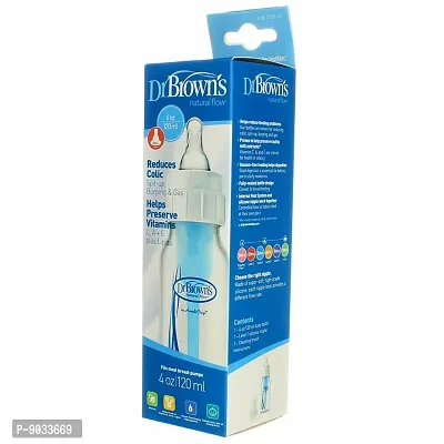 DrBrown's Natural Flow 4 oz Feeding Bottle - Pack of 1, 120ml-thumb4
