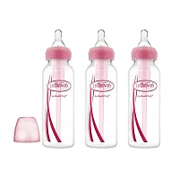 Dr. Brown's Narrow Neck Options Pink Bottle (250 Ml, Pack of 3, Pink)-thumb1