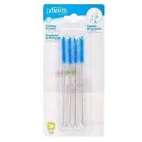 Dr. Brown's Baby Infant Cleaning Milk Vent Bottle Teat Brush 4 (Pack of 4, Blue)-thumb4