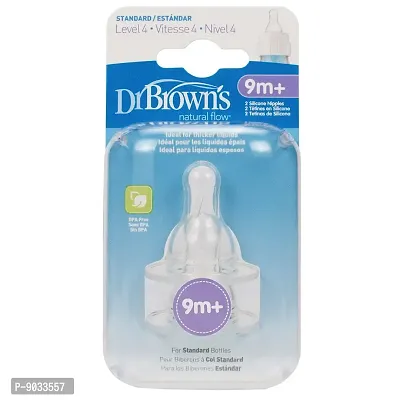 Dr. Brown's 6 Pack Natural Flow Level 4 Standard Nipple-thumb2