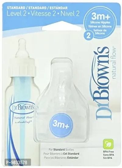Dr. Browns Unisex Baby Natural Flow Level Two Standard Nipple-thumb5