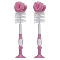 Dr. Browns Baby Bottle Brush - Pink - 2 Count-thumb2