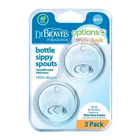 Dr. Brown's Wide Neck Bottle Sippy Spout (Set of 2 Spouts)-thumb3