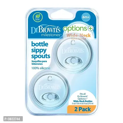 Dr. Brown's Wide Neck Bottle Sippy Spout (Set of 2 Spouts)-thumb4