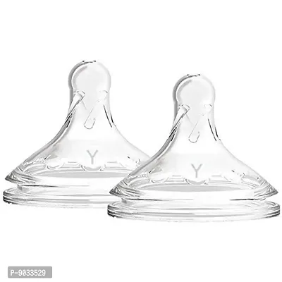 Dr. Brown's Options+ Wide Neck Baby Bottle Nipple (Pack of 1, White)-thumb0