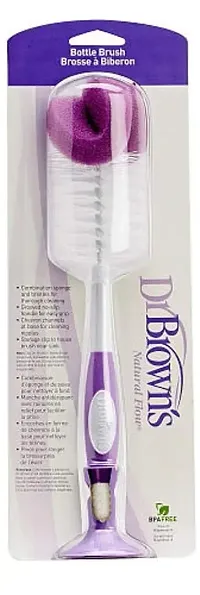 Dr. Brown's Natural Flow Bottle Brush, Purple-thumb3