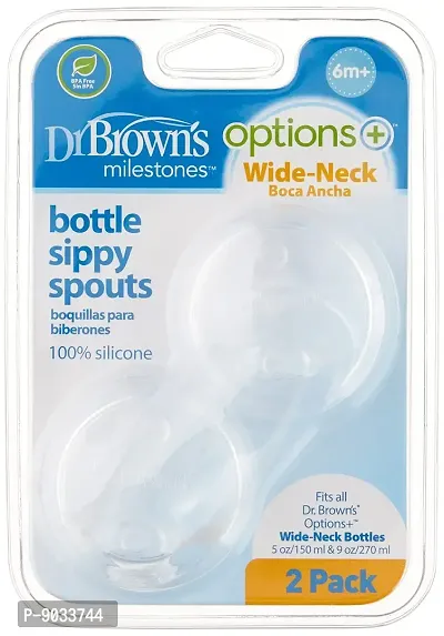 Dr. Brown's Wide Neck Bottle Sippy Spout (Set of 2 Spouts)-thumb0