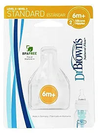 Dr. Brown's 6 Pack Natural Flow Level 3 Standard Nipple-thumb4