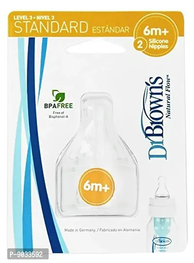 Dr. Brown's 6 Pack Natural Flow Level 3 Standard Nipple-thumb5