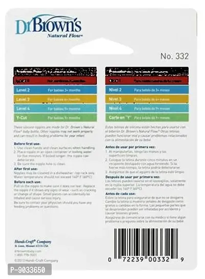 Dr. Browns Natural Flow Level 2 Standard Nipple 6 Count By Dr. Browns-thumb3