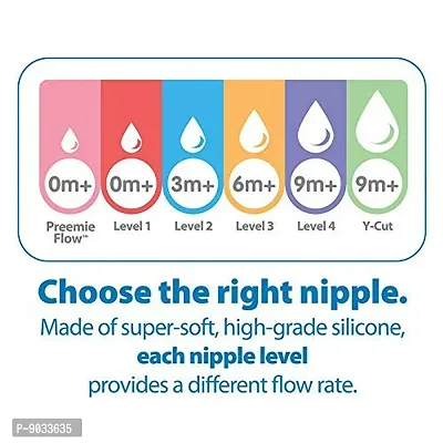 Dr. Brown's Natural Flow Options Standard Neck Baby Bottle (250 Ml, Blue, Set of 2)-thumb5
