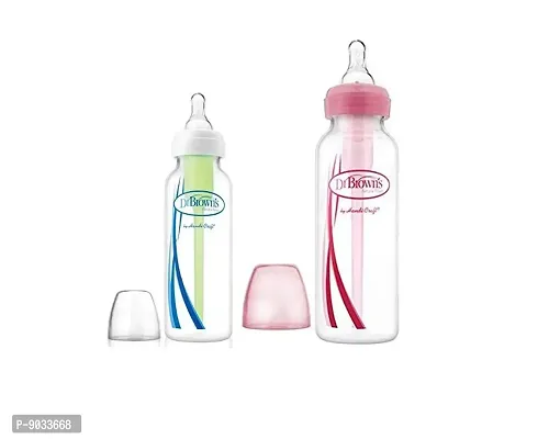 Dr. Brown's Options Standard Neck Feeding Bottle and 4Oz/120 (250 Ml, Pack of 1, Pink)-thumb0