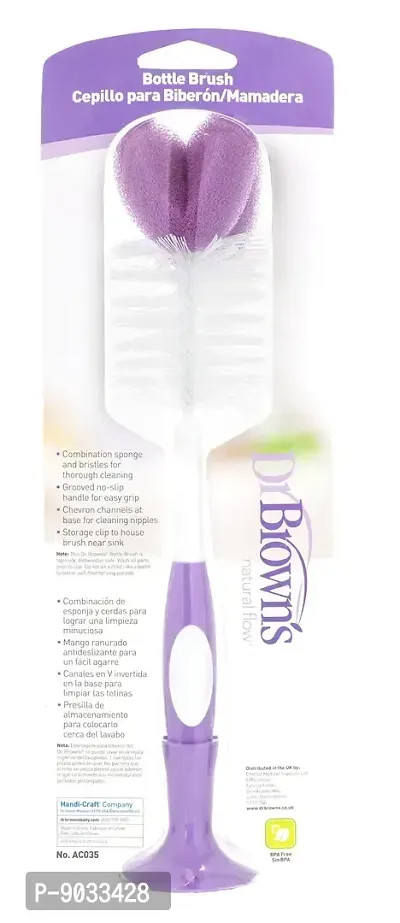 Dr. Brown's Natural Flow Bottle Brush, Purple-thumb2