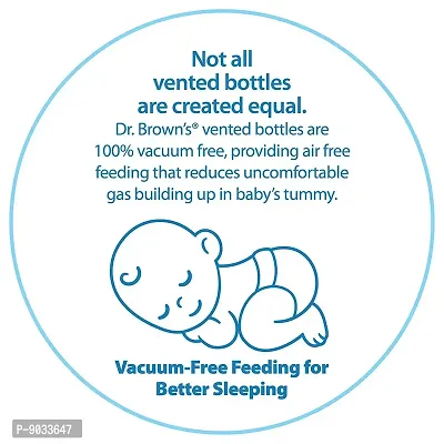 Dr. Brown's Natural Flow Options Wide Neck Baby Bottle (270 Ml, Set of 2)-thumb4