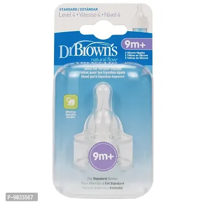 Dr. Brown's Natural Flow Level 4 Standard Nipple (8)-thumb2