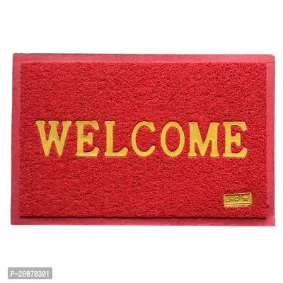 Solid PVC Anti Slip Welcome Printed Solid and Heavy Door Mat for Bath Room and Home Entrance