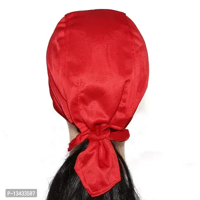 PAROPKAR Bicycle Skull Caps Helmet Liner Cooling Hat Cap Summer Sweat Wicking Beanie Cap Hat for Women & Men (Red)-thumb2