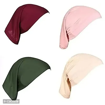 PAROPKAR Under Scarf Hijab Cap Bandana Head Wrap Solid Color Hijab Tube Unisex Stretch Dreadlocks Cap Neck Cover/Warmer