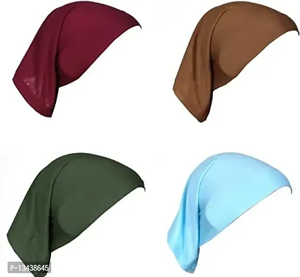 PAROPKAR Under Scarf Hijab Cap Bandana Head Wrap Solid Color Hijab Tube Unisex Stretch Dreadlocks Cap Neck Cover (Assorted Colour - 36)
