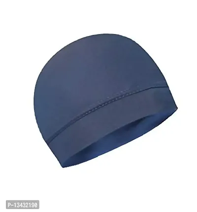 PAROPKAR Helmet Liner Skull Caps Sweat Wicking Cap Running Hats Cycling Skull Caps for Men and Women (Blue)