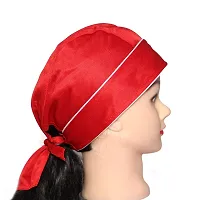 PAROPKAR Bicycle Skull Caps Helmet Liner Cooling Hat Cap Summer Sweat Wicking Beanie Cap Hat for Women & Men (Red)-thumb3