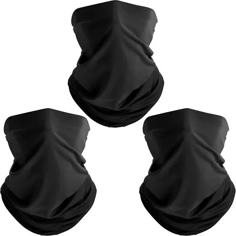 3 Face Headwear Headband Bandana Neck Gaiter - Headwrap Balaclava Facemask for Outdoor