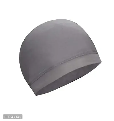 PAROPKAR Helmet Liner Skull Caps Sweat Wicking Cap Running Hats Cycling Skull Caps for Men and Women (Grey)