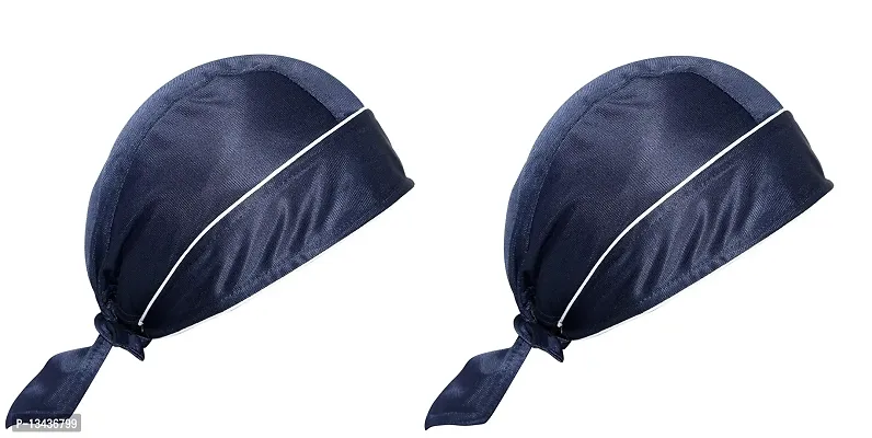 PAROPKAR Bicycle Skull Caps Helmet Liner Cooling Hat Cap Summer Sweat Wicking Beanie Cap Hat for Women & Men (Blue)