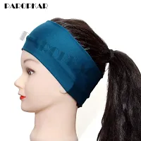 3 Pack Women Workout Headbands for Soft Sweatband Yoga Hair Bands Fashion Head Wrap (Light Froze)-thumb4