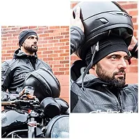 PAROPKAR Helmet Liner Skull Caps Sweat Wicking Cap Running Hats Cycling Skull Caps for Men and Women (Grey Pack of 1)-thumb2