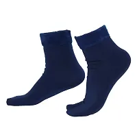 PAROPKAR Wide Calf Compression Socks for Women, Extra Large Knee High Polyester & Spandex Socks (Blue)-thumb3