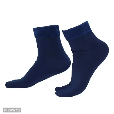 PAROPKAR Wide Calf Compression Socks for Women, Extra Large Knee High Polyester & Spandex Socks (Blue)-thumb4