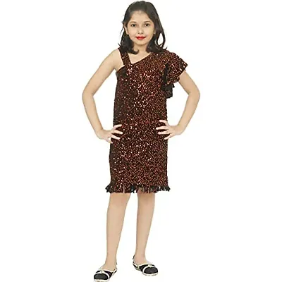 IIDAM Midi/Knee Length Party Dress Midi/Knee Length Party Dress Orange