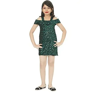 IIDAM Short/Mid Thigh Party Dress Green