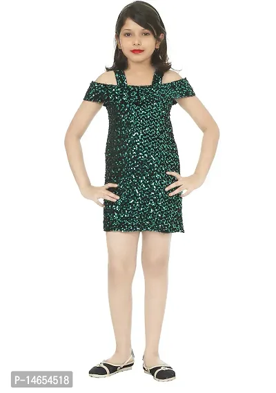 IIDAM Short/Mid Thigh Party Dress Green-thumb0