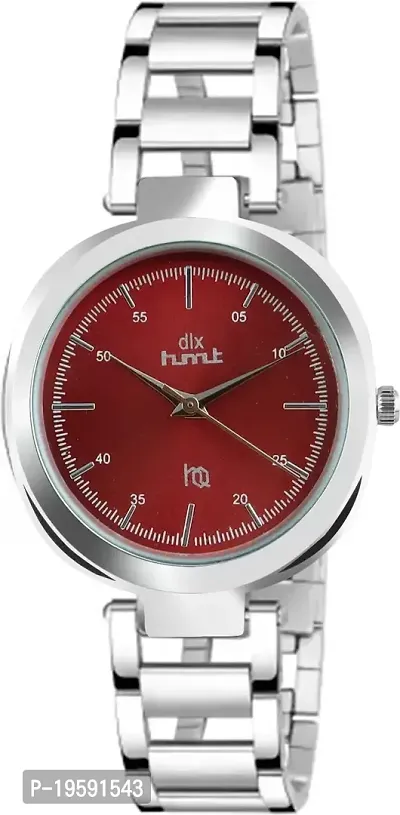 Buy Dlx Hmt Fashion Stainless Steel Case Luxury Analog Watch Classic Scratch Proof Watch For Women red Online In India At Discounted Prices