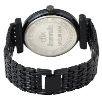dlx hmt Women Analog Watch, Stainless Steel Automatic Watch, Quartz Watch, Bracelet Watch, Ladies Wrist Watch (Black)-thumb1