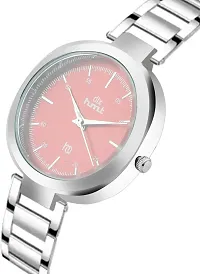 dlx hmt Fashion Stainless Steel Case | Luxury Analog Watch | Classic Scratch Proof Watch for Women (Red)-thumb2