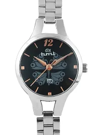 dlx hmt Women Analog Watch, Stainless Steel Round Automatic Watch, Quartz Watch, Bracelet Watch, Ladies Wristwatch (Silver)-thumb1