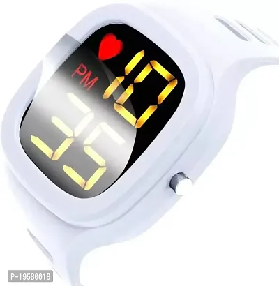 dlx hmt Digital Watch for Boys, Sporty, Casual Designer for Young People  Teenagers of India Mens Watch (White)-thumb2